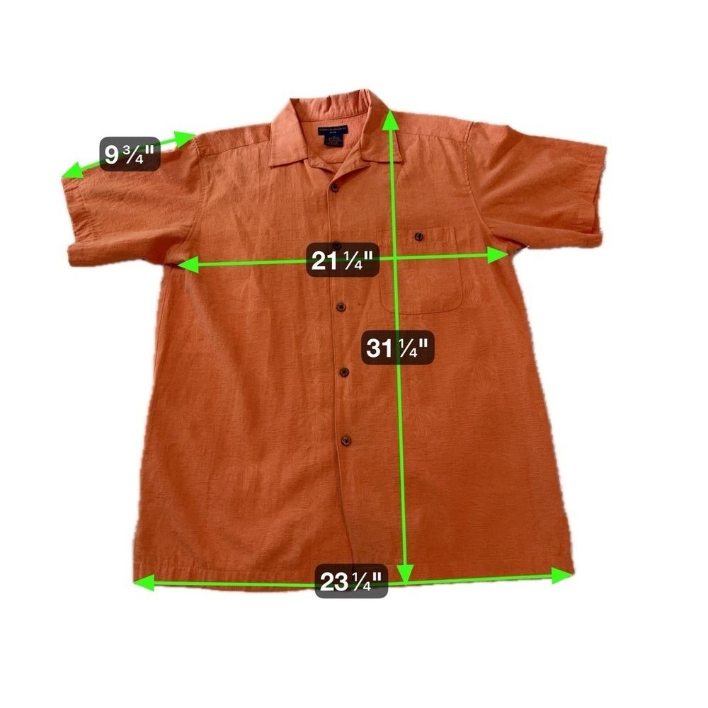 Gordon Clothing Co. Cotton Blend Button-Front Shirt Men’s M - Picture 3 of 15